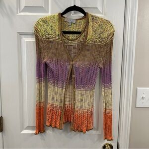 M by Missoni Multicolor Cardigan